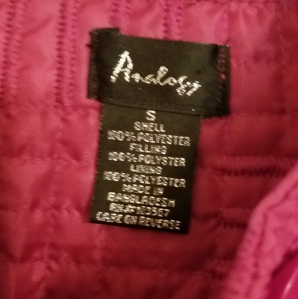 Analogy Fuschia Jacket Sz Small NWOT - Picture 3 of 3